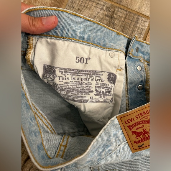 Levi’s 501 Denim Shorts 29 - Picture 4 of 5